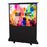 Duronic FPS60 /43 schermo di proiezione 80 formato 4:3 / 122 X 91 cm - telo proiettore retrattile auto-portante per videoproiettore Full HD 3D 4K - Home cinema home theater ufficio