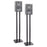 Duronic SPS1022 /80 Supporti per casse acustiche - Altoparlanti da terra - 80 cm di altezza - Riempimento con sabbia - Supporto antivibrazione - Ideale per impianti Hi-Fi / Stereo / Home Cinema 5.1