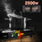 Duronic HP2 BK Fornello Elettrico, 2500W 2 Piastre in Ghisa con Manici Termoisolati, Temperatura Regolabile, Piano Cottura, Portatile per Campeggio, Viaggi, Ufficio e Casa Acciaio
