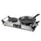 Duronic HP2 SS Fornello Elettrico 2500W, 2 Piastre in Ghisa con Manici Termoisolati, Temperatura Regolabile, Piano Cottura Portatile per Campeggio Viaggi Ufficio e Casa, Acciaio Inox Argento