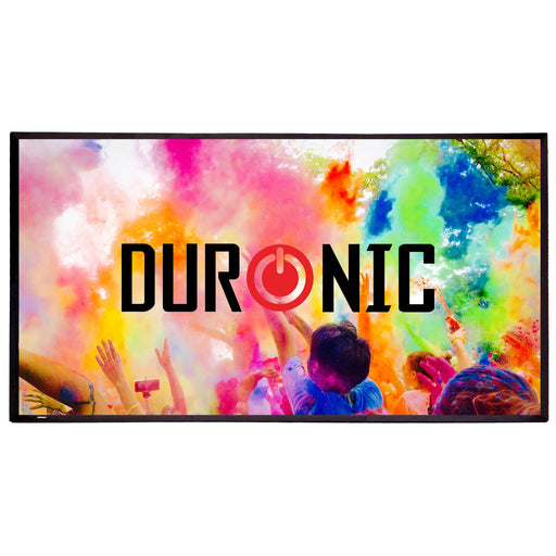 Duronic SFPS100 16:9 Schermo di Proiezione per Videoproiettore 100 Pollici Schermo Home Cinema 4K Full HD 3D Montaggio a Parete o Treppiede Perfetto per Casa, Ufficio, Conferenze e Scuola