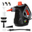 Duronic SC32 BK Pulitore a Vapore Portatile 1050W con Serbatoio 350 ml, Pulizia a Vapore Multifunzione Senza Detergenti per Divani Tessuti Fughe Doccia Forno Cucina Vetri Finestre Auto Nero