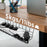 Duronic CMH1 organizzatore di cavi da scrivania| Nero lega d'acciaio dimensioni 40 x 15.5 x 17 cm| Stile moderno| Fornito con viti per una facile installazione |Sicuro ordinato conveniente estetico