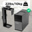 Duronic DMHD1 Supporto per CPU sotto la scrivania | Sostegno PC fisso regolabile | Peso massimo 10kg | Supporto per computer girevole 360° | Compatibile con tutti i CPU torre