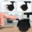 Duronic DMHD2 carrello per computer | Supporto per CPU con 4 rotelle | Regolabile | Compatibilità universale | Sostegno per torre sotto la scrivania | Rotelle bloccabili