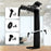 Duronic DMHD1 Supporto per CPU sotto la scrivania | Sostegno PC fisso regolabile | Peso massimo 10kg | Supporto per computer girevole 360° | Compatibile con tutti i CPU torre