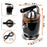 Duronic JE605 Spremiagrumi elettrico 600W, Estrattore inox 400ml, Spremiagrumi con leva e filtro regolabile, Spremitore per agrumi con 2 coni, per succo di arancia limone lime pompelmo