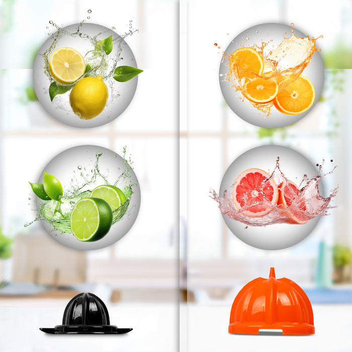 Duronic JE605 Spremiagrumi elettrico 600W, Estrattore inox 400ml, Spremiagrumi con leva e filtro regolabile, Spremitore per agrumi con 2 coni, per succo di arancia limone lime pompelmo