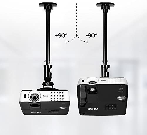 Supporto Soffitto Per Proiettore Delamiya - Regolabile 20-40cm, Girevole 360°, Portata 3.5kg | Per Home Cinema - Foto 13