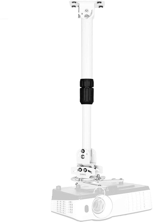Duronic PB06XL Supporto universale per proiettore 13.6kg estendibile da 450mm a 700mm montaggio parete / muro / soffitto staffa videoproiettore per casa ufficio sale riunioni