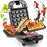 Duronic WM32 Mini Piastra per waffle 2 in 1 | Macchina per waffle singola 650W| Piastre intercambiabili | Piastra per panini | Controllo automatico della temperatura | Per tost, uova e grigliare