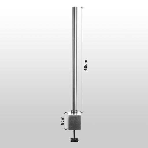 Duronic DM 35 SR 61 cm Staffa da 61 cm per supporti monitor da scrivania  Compatibile con le gamme DM15 DM25  Consente una maggiore flessibilità nel posizionamento dello schermo