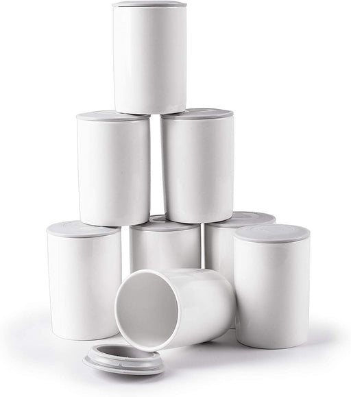 Duronic P8YM2 Vasetti di ricambio  Set di 8 vasetti in ceramica  Compatibile con le yogurtiere Duronic YM1 e YM2  Otto vasetti da 125 ml per monoporzioni