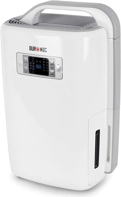 Duronic DH20 Deumidificatore per ambienti compatto e silenzioso 320W capacità giornaliera 20L/24H funzioni turbo, asciugabiancheria e auto-spegnimento a basso consumo energetico