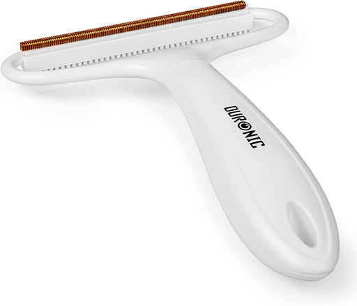 Duronic MFS1 Levapelucchi manuale | Lint remover per rimozione di pelucchi e peli d'animale | Spazzola rasoio manuale per tessuti, tappeti e abbigliamento | Rimuovi lanugine | Confezione da 1