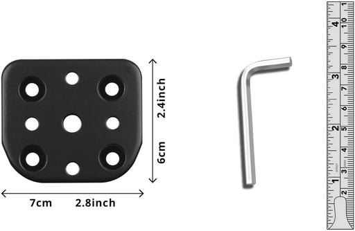 Duronic DM-GR-02 Grommet per supporti monitor della gamma DM45 / DM55 / DM65  Attraverso fori sulla scrivania  Alternativa al morsetto