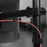 Duronic DMT151X3 BK Supporto da scrivania per monitor 13”–32” | 8 kg con braccio estensore | Altezza regolabile | Inclinazione -15°/+15°, rotazione 180°, rotazione 360°| VESA 75/100