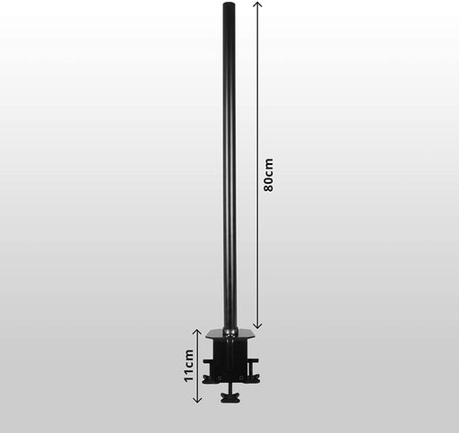 Duronic DM453POLE 80 cm Staffa per supporti monitor da scrivania – Staffa compatibile con tutti i supporti monitor Duronic – Consente una maggiore flessibilità nel posizionamento dello schermo