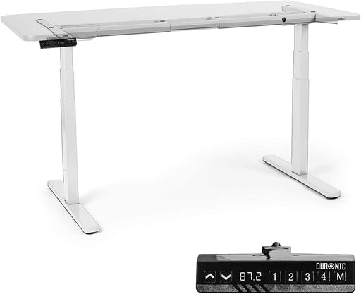 Duronic TT127NL Piano scrivania – Ripiano scrivania 120 cm x 70 cm -  Compatibile con telai da scrivania Duronic – Piano di lavoro per ufficio