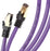 Duronic CAT8 PE 1 m | Cavo di Rete ethernet schermato S/FTP Viola | Cavo ethernet Patch superveloce | Supporta fino a 2 GHz / 2000 MHz | Connettori RJ45 | Trasmissione dati 40 gigabit