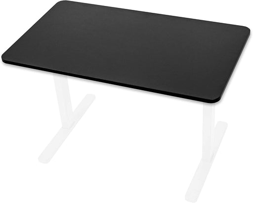 Duronic TT127 BK Piano scrivania  Ripiano scrivania 120 cm x 70 cm - Compatibile con telai da scrivania Duronic  Piano di lavoro per ufficio ergonomico  Nero