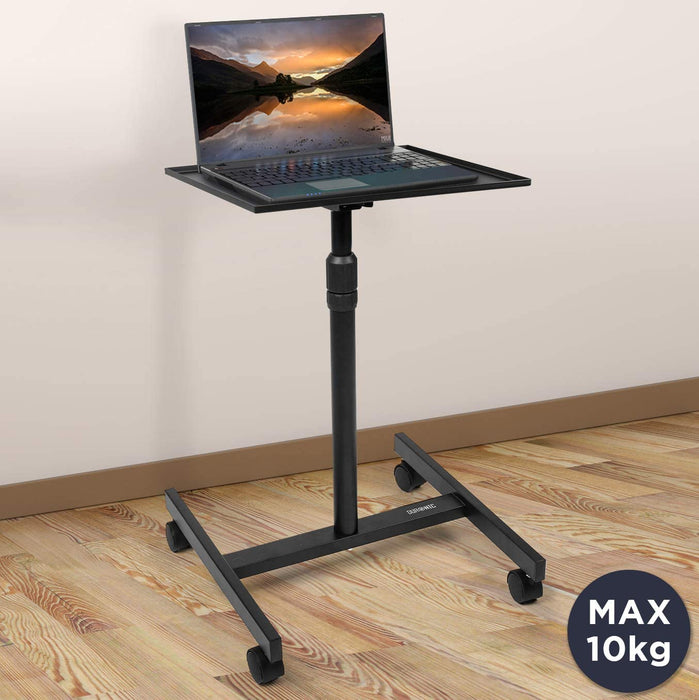 Duronic WPS20 supporto per proiettore tavolo videoproiettore supporto  mobile laptop PC portatile altezza regolabile 65 - 106 cm carrello da terra  mob— duronic-it