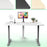 Duronic TT157 WE Piano scrivania – Ripiano scrivania 150 cm x 70 cm - Compatibile con telai da scrivania Duronic – Piano di lavoro per ufficio ergonomico – Bianco