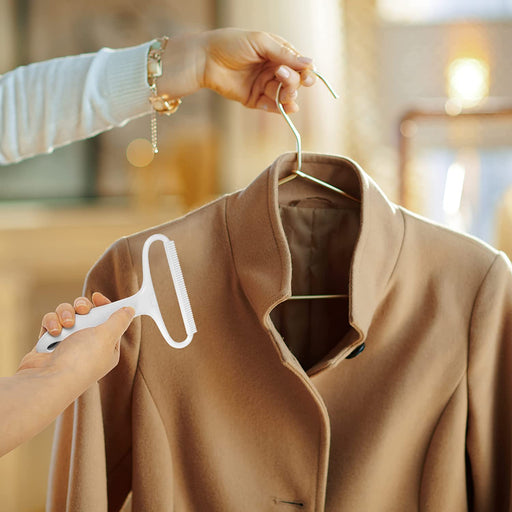 Duronic MFS1 Levapelucchi manuale | Lint remover per rimozione di pelucchi e peli d'animale | Spazzola rasoio manuale per tessuti, tappeti e abbigliamento | Rimuovi lanugine | Confezione da 1