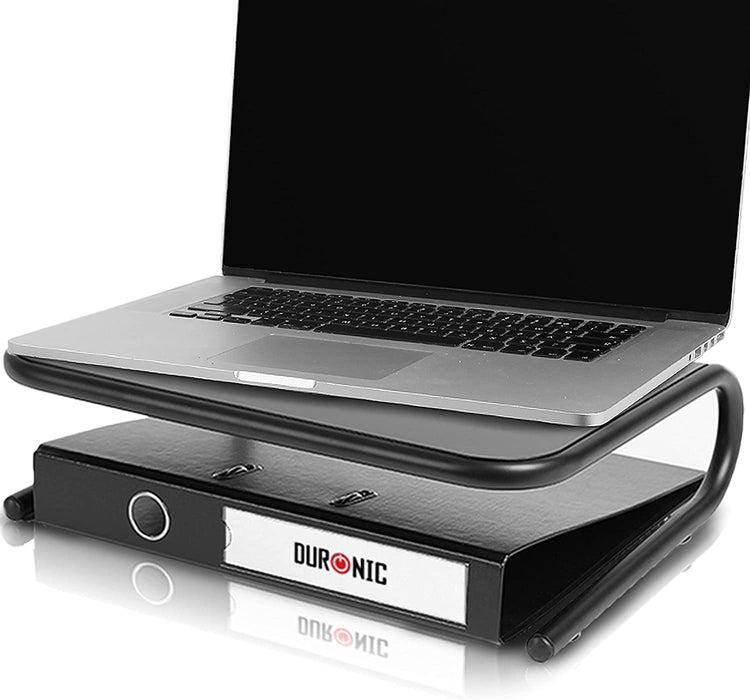 RICOO Supporto Monitor PC FS0111 Rialzo scrivania schermo piatto  Piedistallo da tavolo per Laptop & Portatile Base Stand 60 x 26 x 12 cm  Nero : .it: Informatica