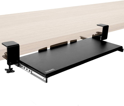Duronic DKTPX1 Supporto scorrevole per tastiera e mouse / laptop / documenti  Consente di aggiungere un supporto tastiera sotto il tavolo  Costruzione robusta e duratura