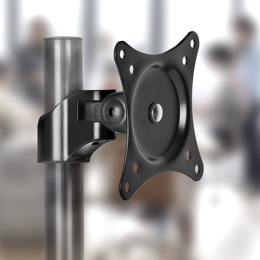 Duronic DM45/DM55/DM65/DMDG Head attacco per VESA standard aggiuntivo - Supporto VESA compatibile con tutte le staffe Duronic - Supporto per schermo PC TV - Ruota 360°, inclina +45°/-45° - Adatto a VESA 75/100