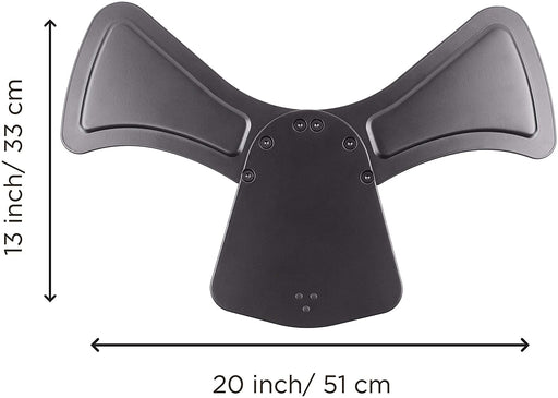 Duronic DM75 Supporto su base per Supporti monitor - Compatibile con la gamma Duronic DM15 DM25 DM35 DM453 - Base per supporto monitor per scrivania - Soluzione alternativa al morsetto - Acciaio