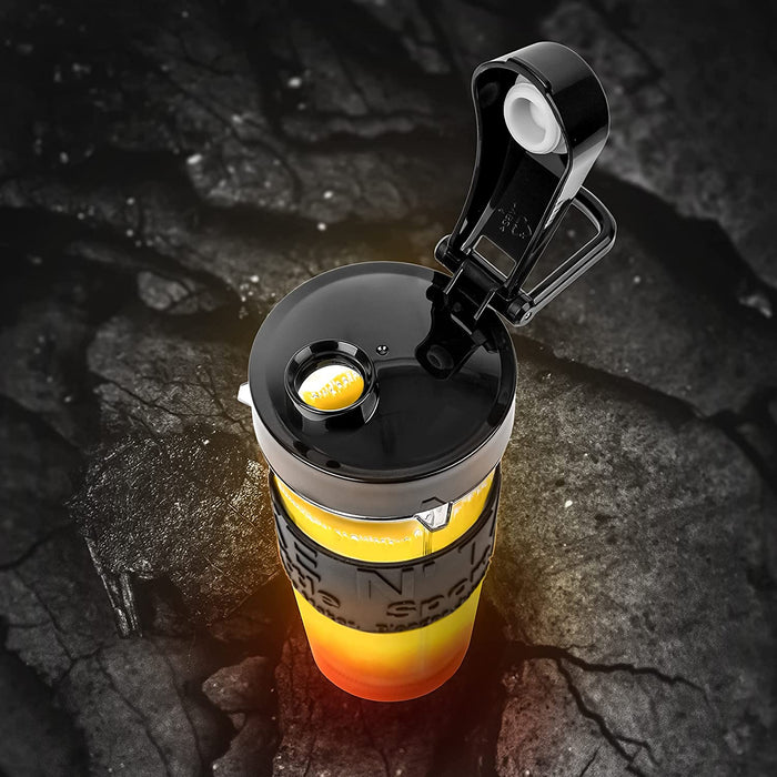 Duronic BB4 Borraccia 400 ml | Bottiglia per frullatore senza BPA | Compatibile con mixer Duronic BL510 e BL520 | Ideale per smoothie, campeggio, palestra, escursioni