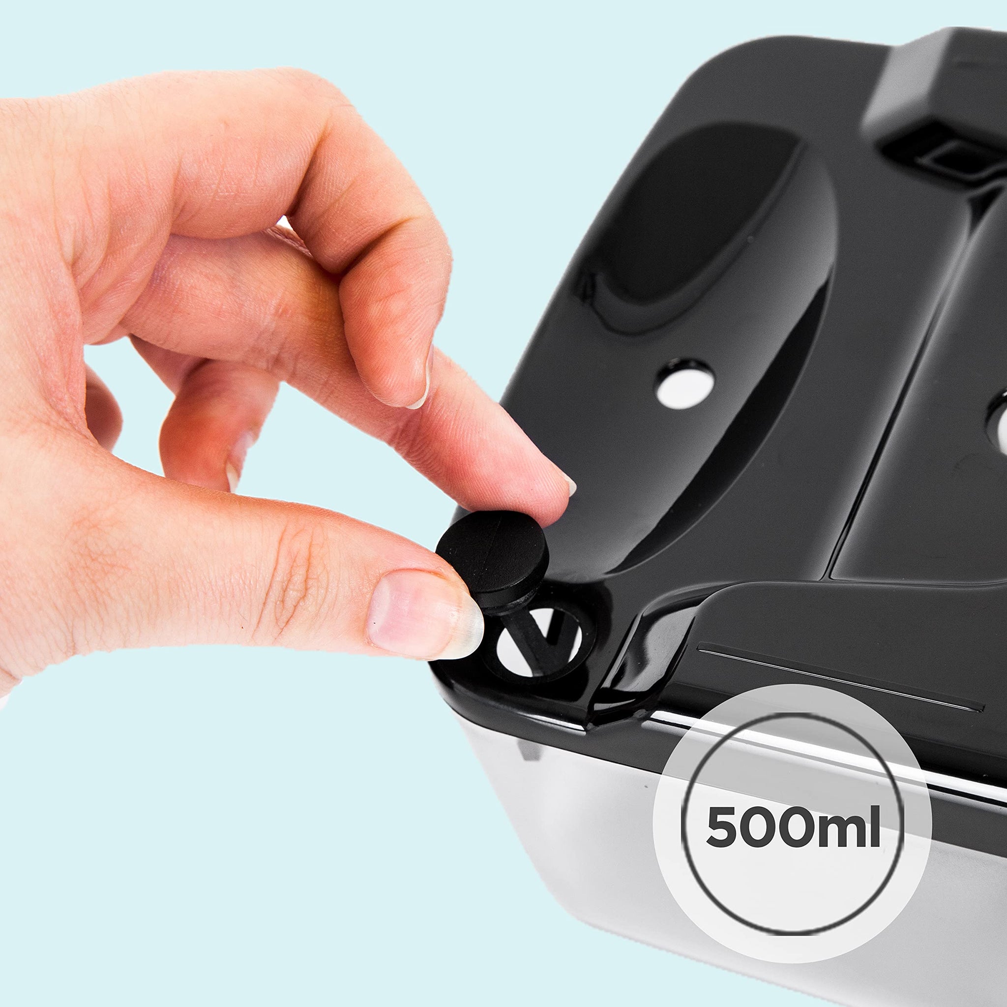 Duronic DH05 Deumidificatore daria elettrico silenzioso e portatile serbatoio 500ml capacità giornaliera 250ml con auto-spegnimento per umidità, muffa e purificare laria / ideale per camera da letto, ripostiglio, armadio