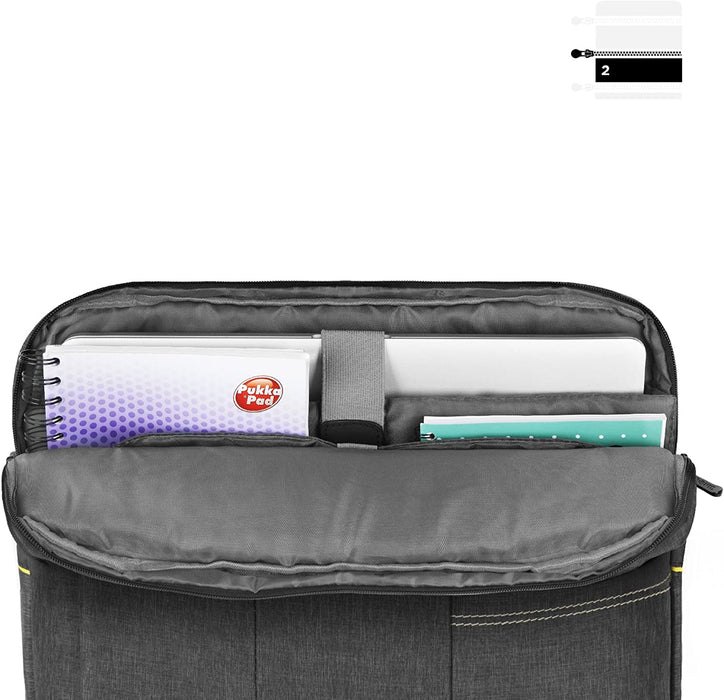 Duronic LB14 “Active” Borsa messenger a tracolla da viaggio per tablet Macbook laptop PC portatile 15.6“ completamente impermeabile