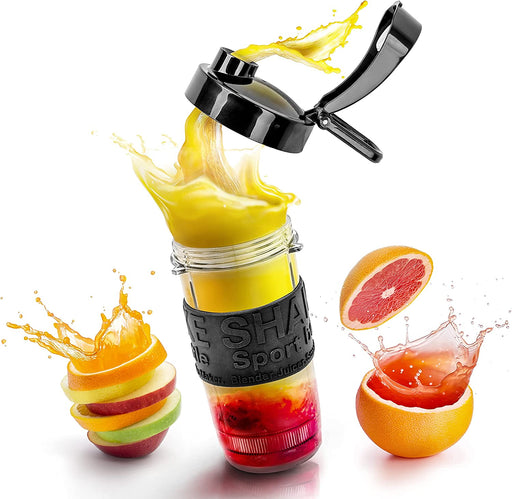 Duronic BB4 Borraccia 400 ml | Bottiglia per frullatore senza BPA | Compatibile con mixer Duronic BL510 e BL520 | Ideale per smoothie, campeggio, palestra, escursioni