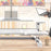 Duronic DM05D1 WE Postazione Lavoro – Altezza regolabile 16-42cm - Ampia Piattaforma 92x56cm - Portata 15kg – Scrivania ergonomica per Lavorare in Piedi con Supporto per Tastiera