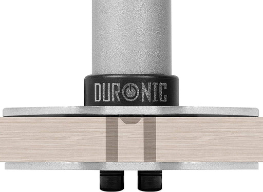 Duronic DM-GR-01 SR Grommet argento per supporti monitor modello DM351X3 SR e DM352 SR  Attraverso fori sulla scrivania  Alternativa al morsetto