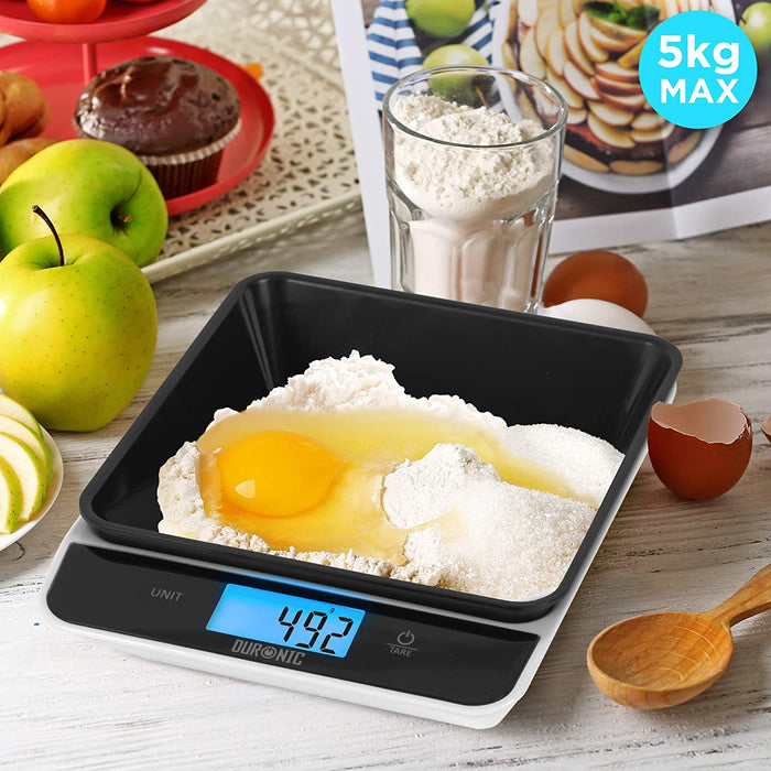 Bilancia digitale da cucina 5 kg con ciotola