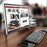 Duronic DM351X1 Supporto monitor da scrivania con morsetto – Braccio monitor da tavolo in alluminio – Altezza regolabile e orientabile – Compatibilità universale con schermi TV monitor con VESA 100*100