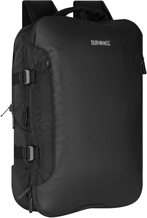 Gods Seneca Zaino Unisex 28L Per Laptop, In Tessuto Resistente All'Acqua, Con Organizzatore, Tasche Ad Accesso Rapido, Scomparto Protetto, Nero, Ideale Per Viaggi E Lavoro