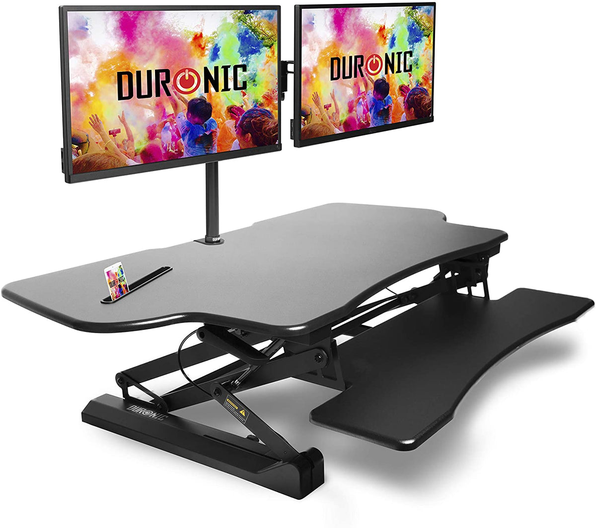 Duronic DM052-4 supporto monitor scrivania supporto da tavolo regolabi—  duronic-it