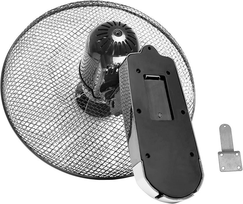 Ventilatore A Parete Da Muro Oscillante Telecomando 3 Pale 3 Velocità 43cm Mshop - Foto 9