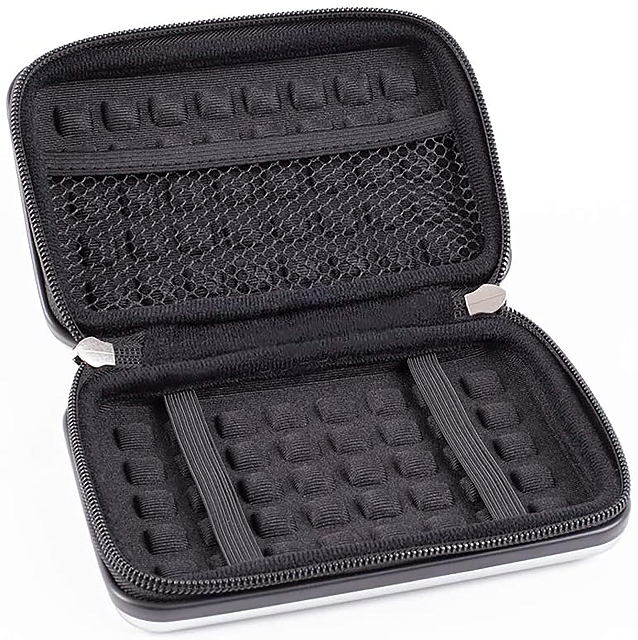 Duronic HDC3 SR Custodia rigida protettiva per disco rigido GPS carica batteria portatile | Borsa per dischi rigidi esterni 11 x 16 cm | Argento | Alluminio antiurto | Leggero e Compatto