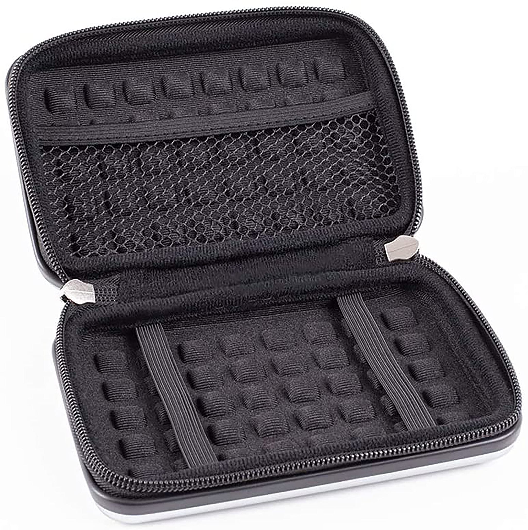 Duronic HDC3 SR Custodia rigida protettiva per disco rigido GPS carica batteria portatile | Borsa per dischi rigidi esterni 11 x 16 cm | Argento | Alluminio antiurto | Leggero e Compatto