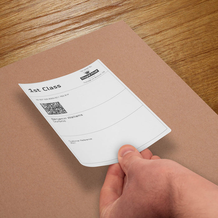 Etichette Spedizione 4x6 Pollici 5 Rotoli Etichette Termiche Dirette Royal Mail, Formato 4x6 Pollici - Per Stampanti Zebra E Termiche, Totale 2500 - Foto 5