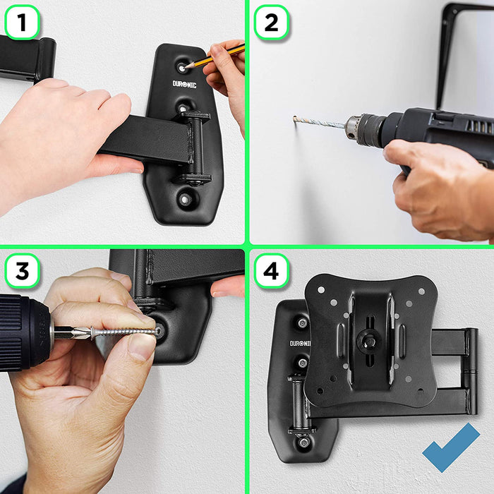 conecto Supporto universale da parete per TV, inclinabile e orientabile, max. VESA 200 x 200 mm conecto Supporto universale da parete per TV, inclinabile e orientabile, max. VESA 200 x 200 mm
