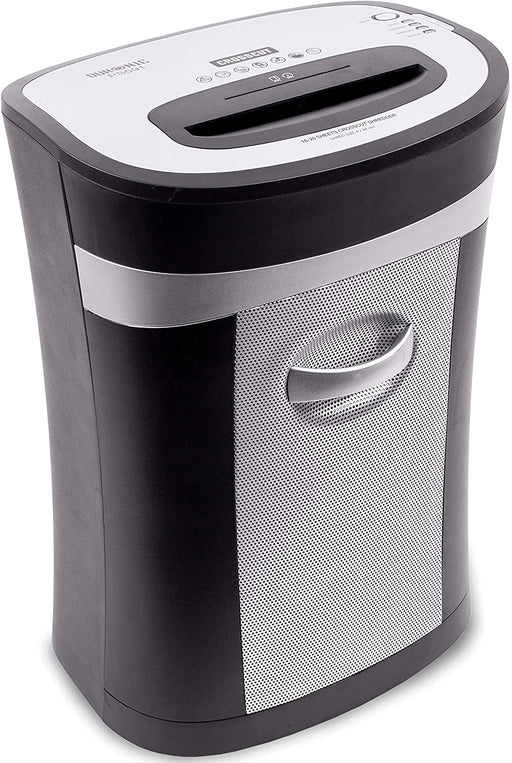 Duronic PS591 Distruggidocumenti 22 fogli A4 - Capacità 33 L - Funzione distruggi carte di credito e CD  Taglio incrociato  Ideale per casa e ufficio