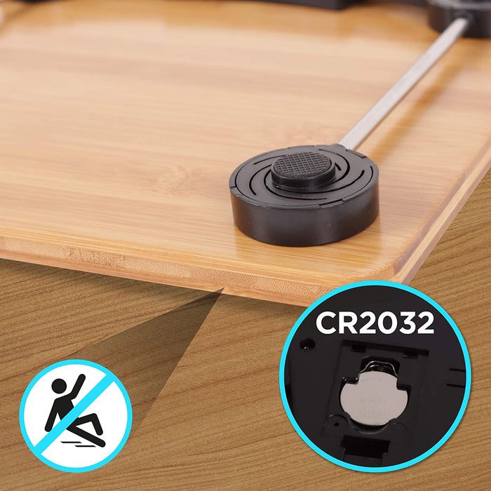 Duronic BS503 Bilancia digitale con base antiscivolo stabile e alimentazione tramite batteria CR2032.