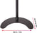 Duronic DM15D1 Base del supporto monitor con misure specifiche e design salvaspazio.